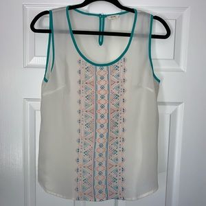 Shear Summertime Tank Top